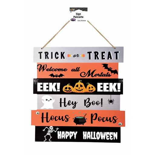 Pancarte suspendue d'Halloween Hocus Pocus, 34,3 cm