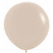 Sempertex White Sand 36" Latex Balloons, 2 Pack