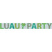 Glittered Luau Party Streamer