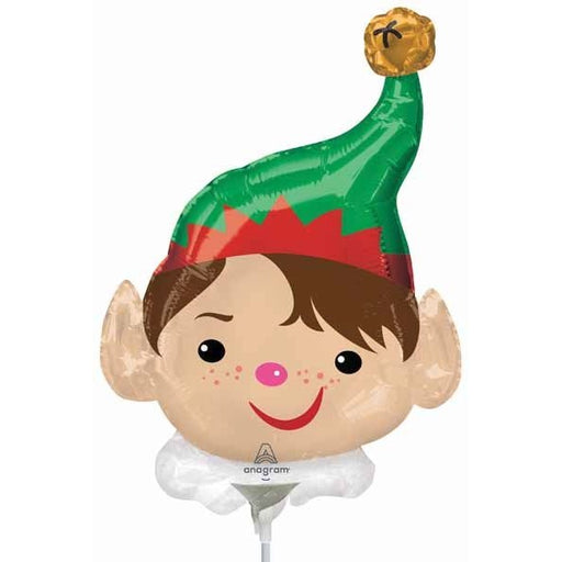 Adorable Elf Head Mini Shape Foil Balloon
