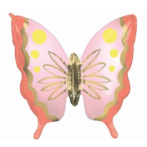 Blossoms Butterfly 30" Shaped Foil Balloon