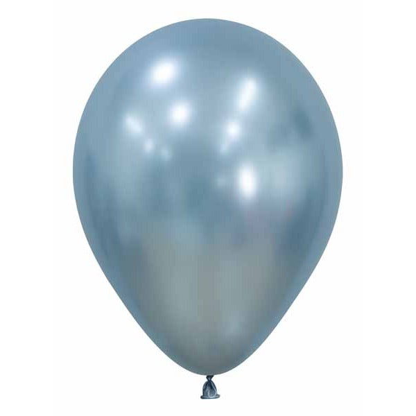 Sempertex Silk Arctic Blue 11-Inch Latex Balloons, 50 Pack
