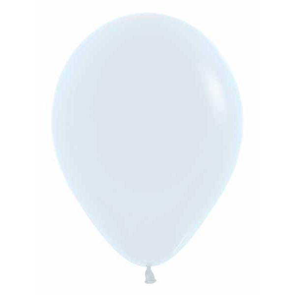 Sempertex White 5-Inch Latex Balloons, 50 Pack