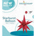 DecoChamp 40-Inch Red Starburst Foil Balloon