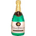 36-Inch Bubbly Wine Champagne Bottle Foil Balloon