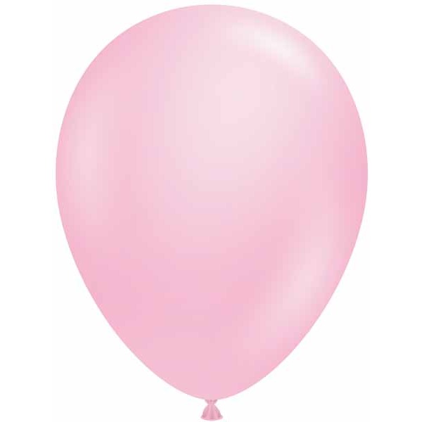 TUFTEX 5-Inch Baby Pink Latex Balloons, 50 Count