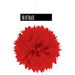16" FLUFFY DECORATIO N BLACK 3PK/12CS