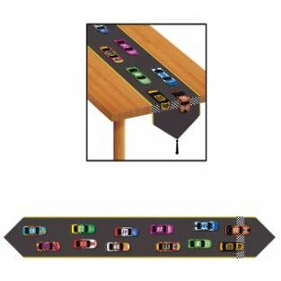 Printed Racing Table Runner, 11 Inches x 6 Feet