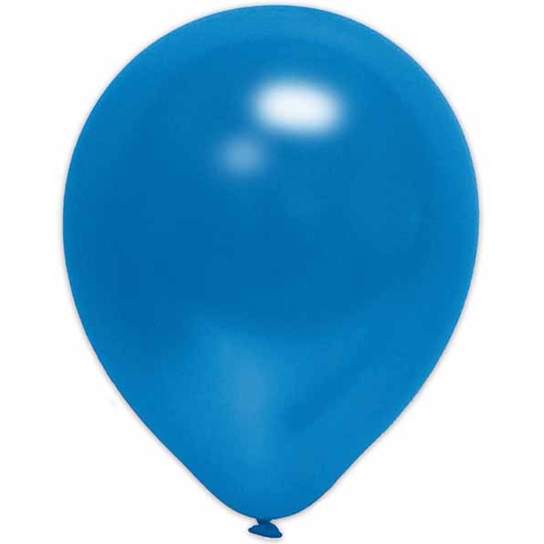 Pearl Royal Blue 12-Inch Latex Balloons, 100 Pack