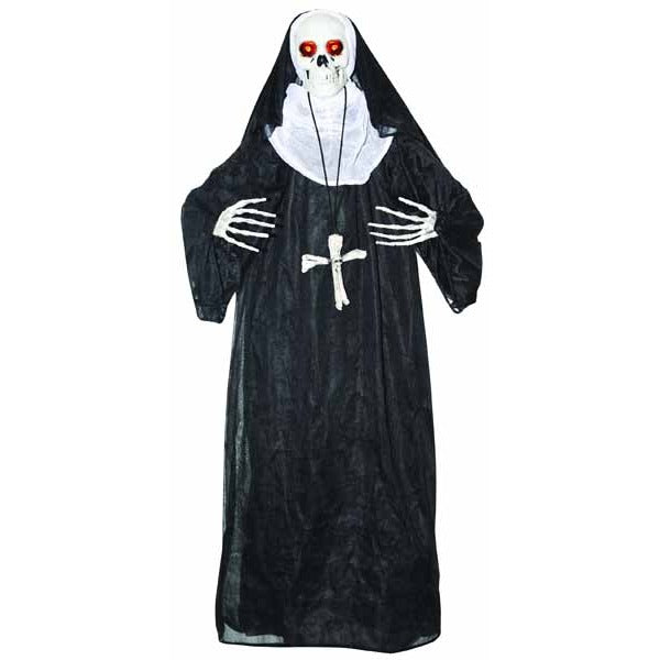 40-Inch Animated Nun Halloween Prop