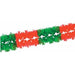 Red & Green Tissue Pageant Garland, 14.5 ft