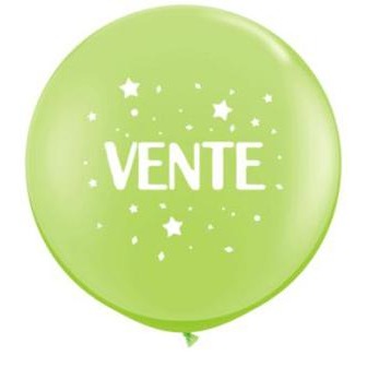 Vente Lime Green Latex Balloon, 36 Inch