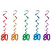 #80 Number Whirls - Pack Of 5 (40" X 9")