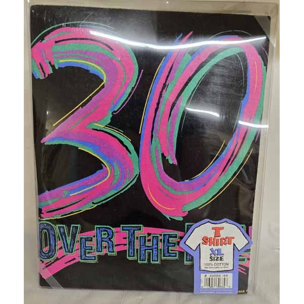 30th Birthday Novelty T-Shirt, XL