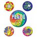 60s Party Buttons, 5 Pack