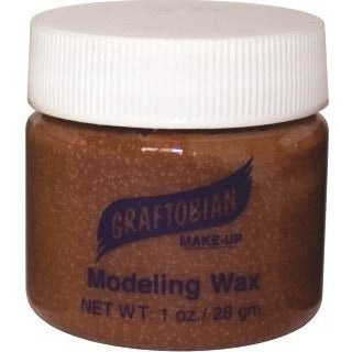 Graftobian Brown Coloured Wax, 1 oz.