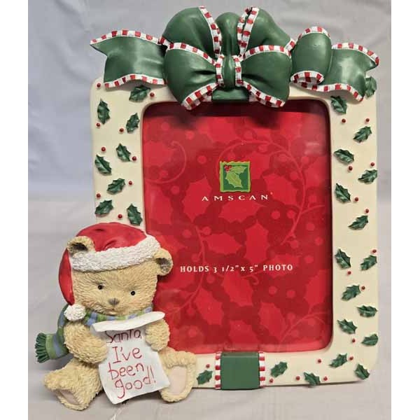 Teddy Time I've Been Good Christmas Frame