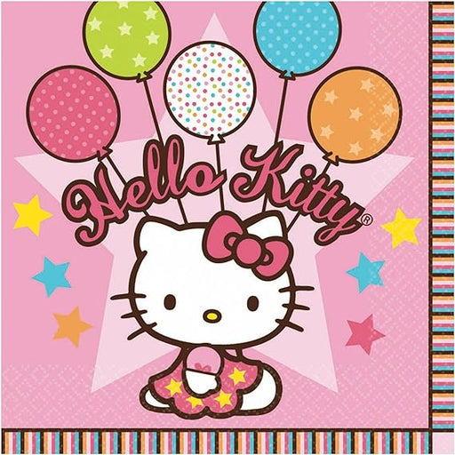Hello Kitty Lunch Napkins (16 counts): Adorable Party Essentials! (3/Pk)