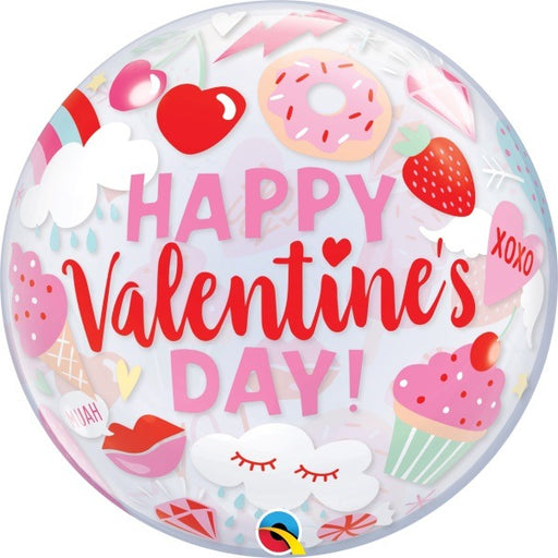 Qualatex Everything Valentine's 22-Inch Bubble Balloon