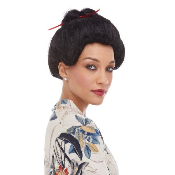Black Geisha Costume Wig