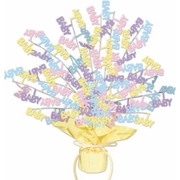 Baby Shower Gleam 'N Burst Centerpiece, 15 Inch