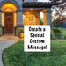 Blank Plastic Yard Sign