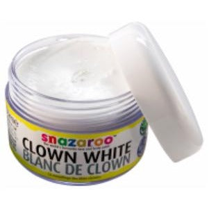 Snazaroo Clown White Face Paint, 50 mL Jar