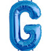 34 Inch Blue Letter G Balloon
