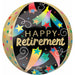 Happy Retirement 16" Orbz Foil Balloon