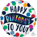 HBD TIME TO PARTY 18" RND HOLO S55 PKG