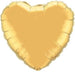 4-Inch Gold Heart Foil Balloon