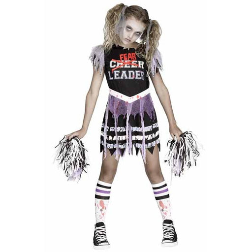 Zombie Fearleader Child Costume, Large 12-14