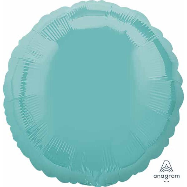 18" Robin's Egg Blue Round Foil Balloon