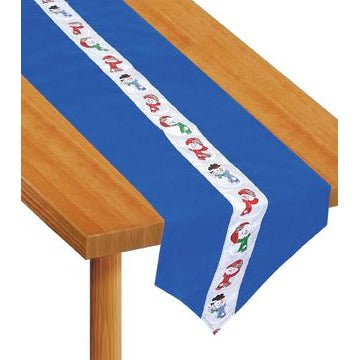 Snowman Fabric Table Runner, 6 ft