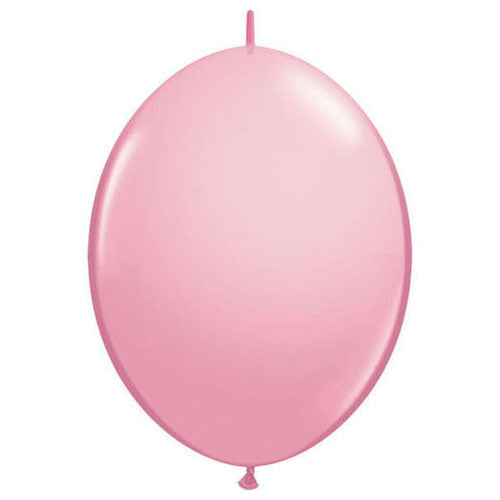 Qualatex QuickLink Pink 12" Latex Balloons (50/Pk)