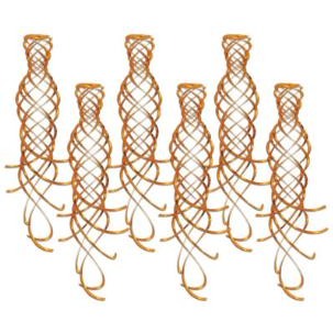 SHIMMERING WHIRLS 6/PKG 20" ORANGE