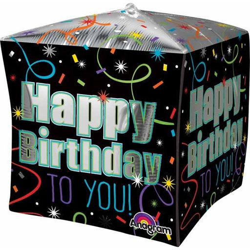 Brilliant Birthday Cubez Foil Balloon, 15 Inch
