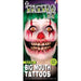 Tinsley Transfers Evil Grin Big Mouth Temporary Tattoo Kit