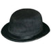 Black Duraform Vel-Felt Derby Hat