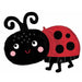 Happy Ladybug 31-Inch Shaped Foil Balloon