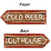 Cold Beer Redneck Party Sign, 6 x 20 Inches