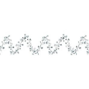 Gleam 'N Flex Silver Star Garland, 25 ft