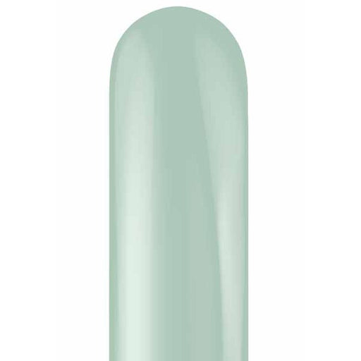 TUFTEX 260 Empower Mint Latex Twisting Balloons, 50 Count