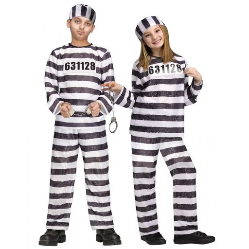 Child Jailbird Convict Costume - Medium (8-10) (1/Pk)