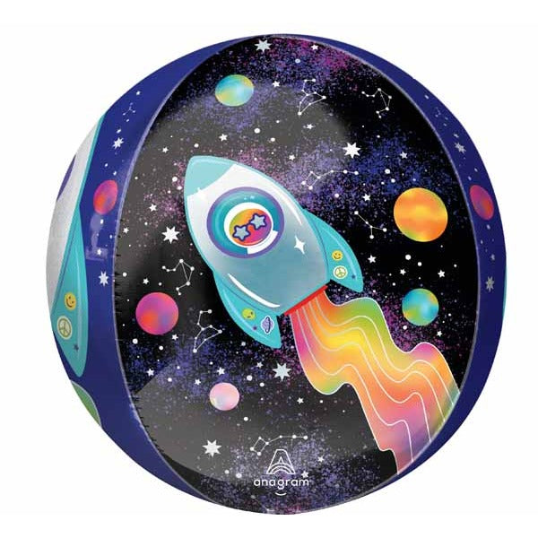 Outer Space 16" Orbz Foil Balloon