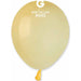 Gemar 5" Mustard Yellow #043 Latex Balloons, 100 Pack
