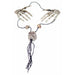 18-Inch Gothic Skull & Spider Choker Necklace