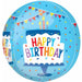 Happy Birthday Tiered Cake 16-Inch Orbz Foil Balloon