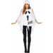 Adult Ghost Print Halloween Poncho