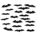 Assorted Bat Silhouettes Halloween Decorations, 20 Count